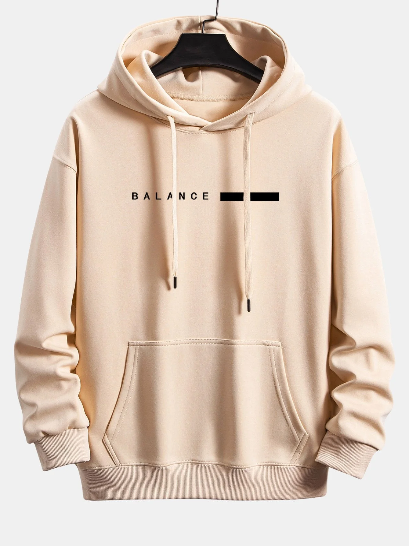 Alan | Balance Stripe Print Relax Fit Hoodie - Image 8