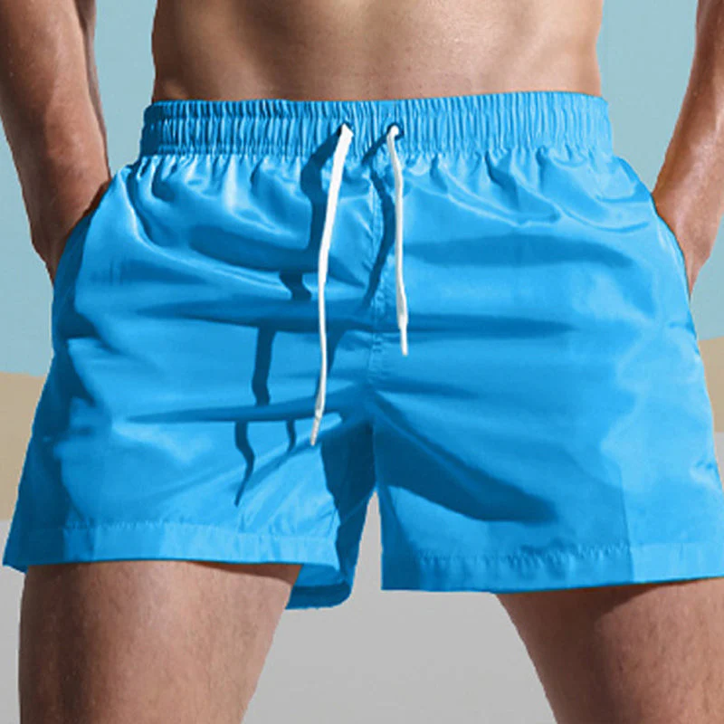 Alaric® | Men'S Solid Color Beach Shorts - Image 4