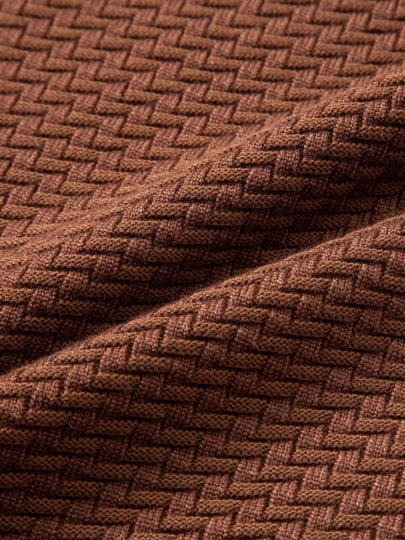 Alarico® | Wave Jacquard Quarter Zip Sweater - Image 3