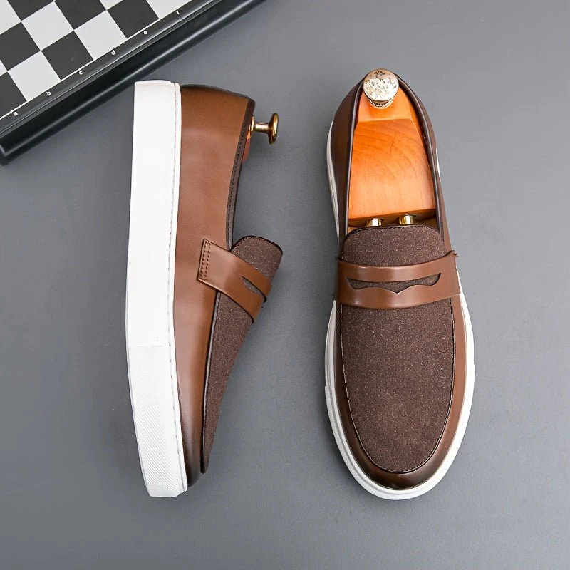 Alban | Classic Slip-On Loafers – Old Money Style Men - Image 4