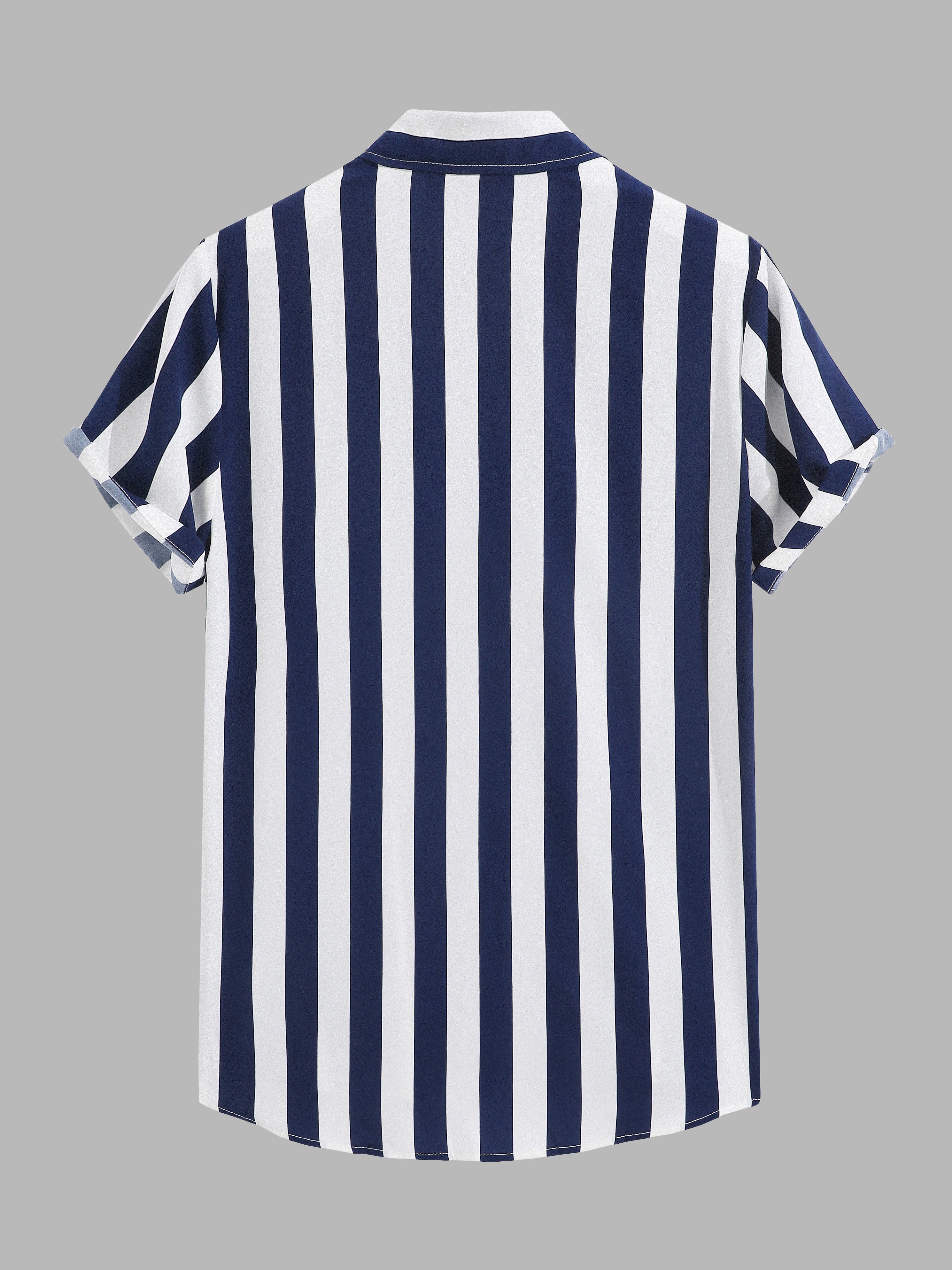 Alben® | Wide Stripes Cotton Shirts - Image 3