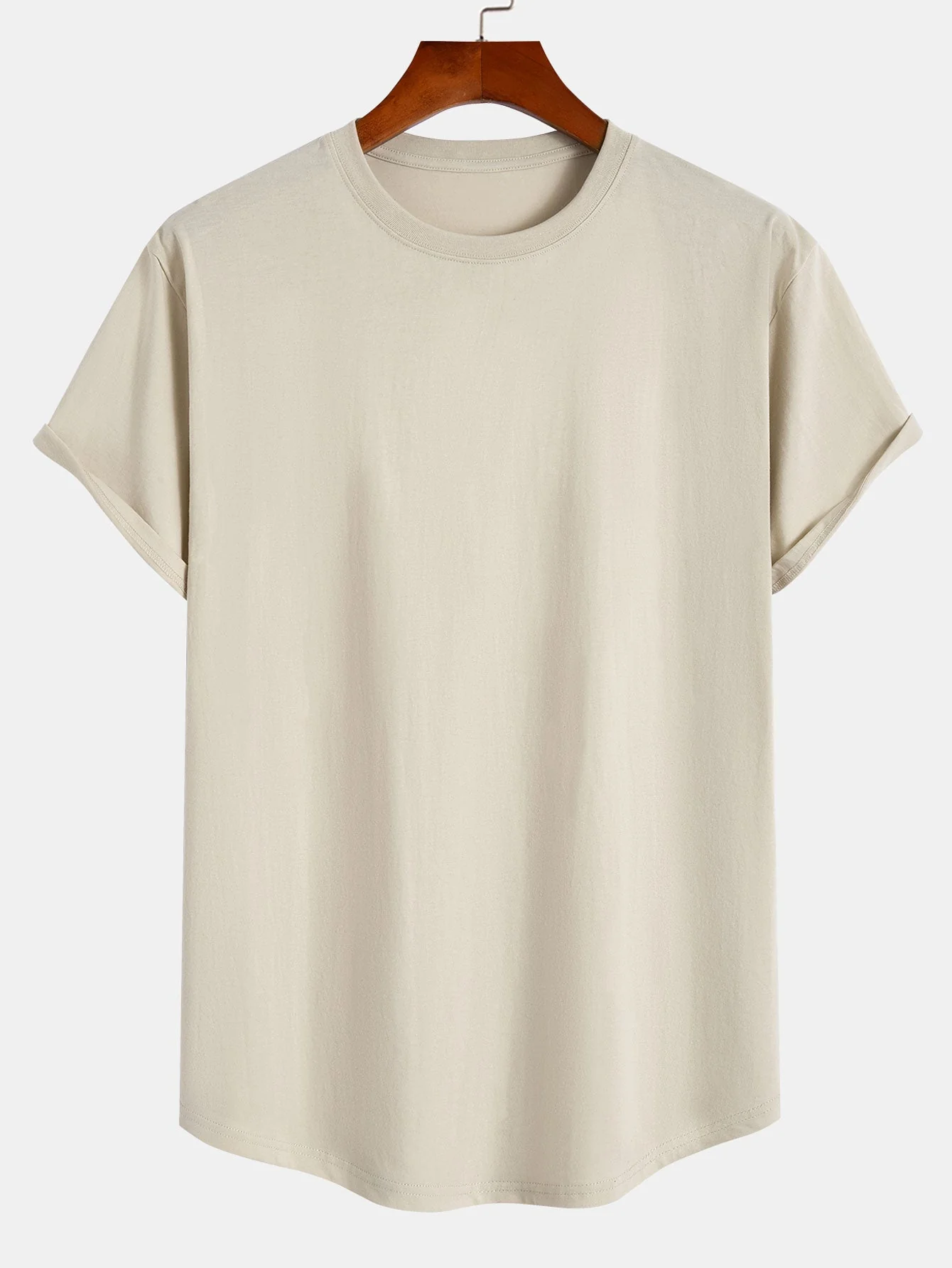 Albert® | 3 Pieces Basic Cotton Arc Hem T-Shirts - Image 11