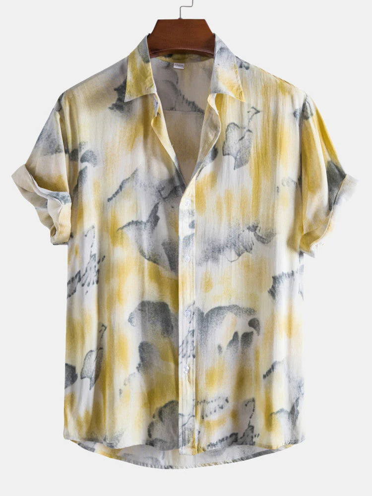 Alberto® | Abstract Ink Print Shirts - Image 3