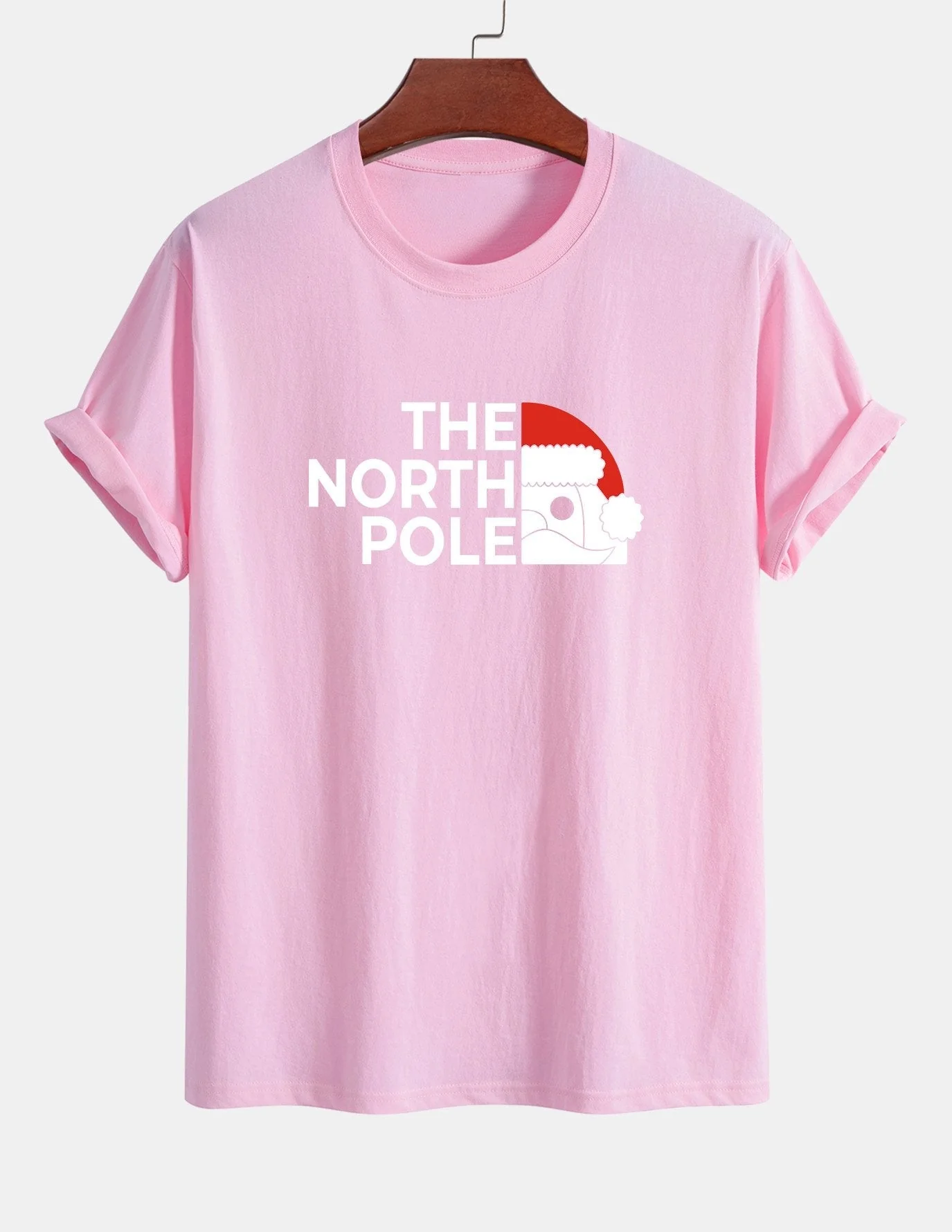 Alberto® | Santa Claus Slogan Print Cotton T-Shirt - Image 11