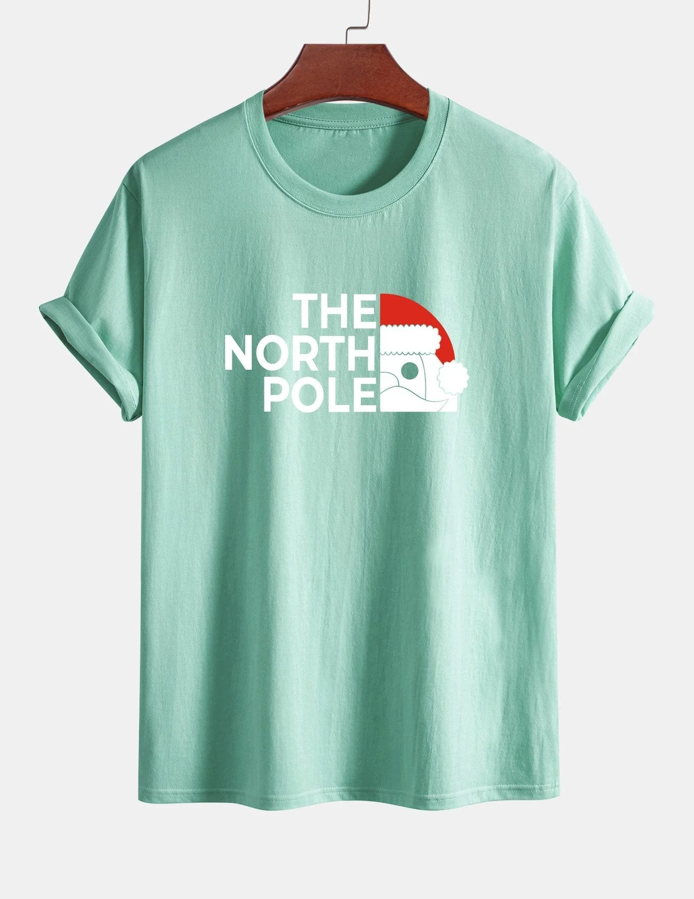 Alberto® | Santa Claus Slogan Print Cotton T-Shirt - Image 13