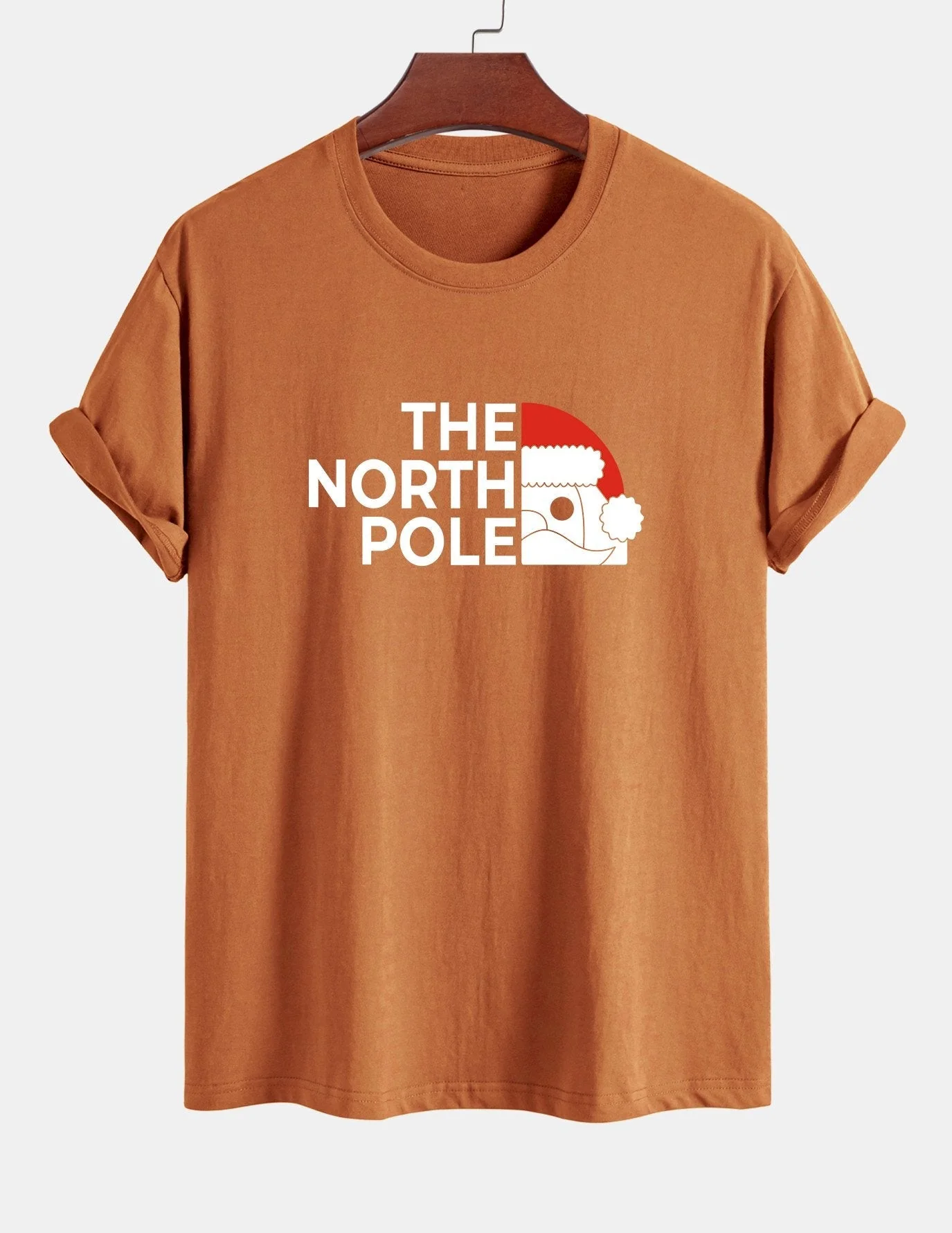 Alberto® | Santa Claus Slogan Print Cotton T-Shirt - Image 5
