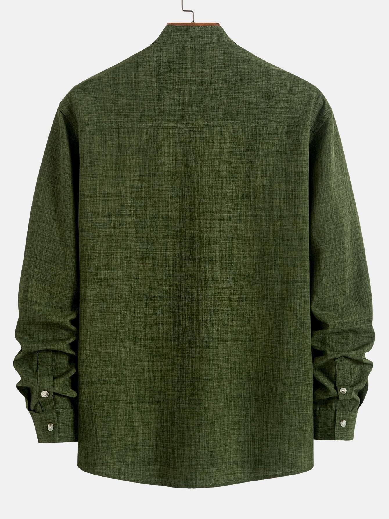 Alboin® | Long Sleeve Stand Collar Shirt - Image 2