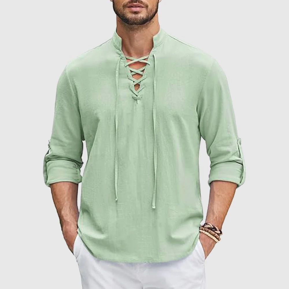 Alcino® | Alexander Heliot Pirate Linen Shirt - Image 4