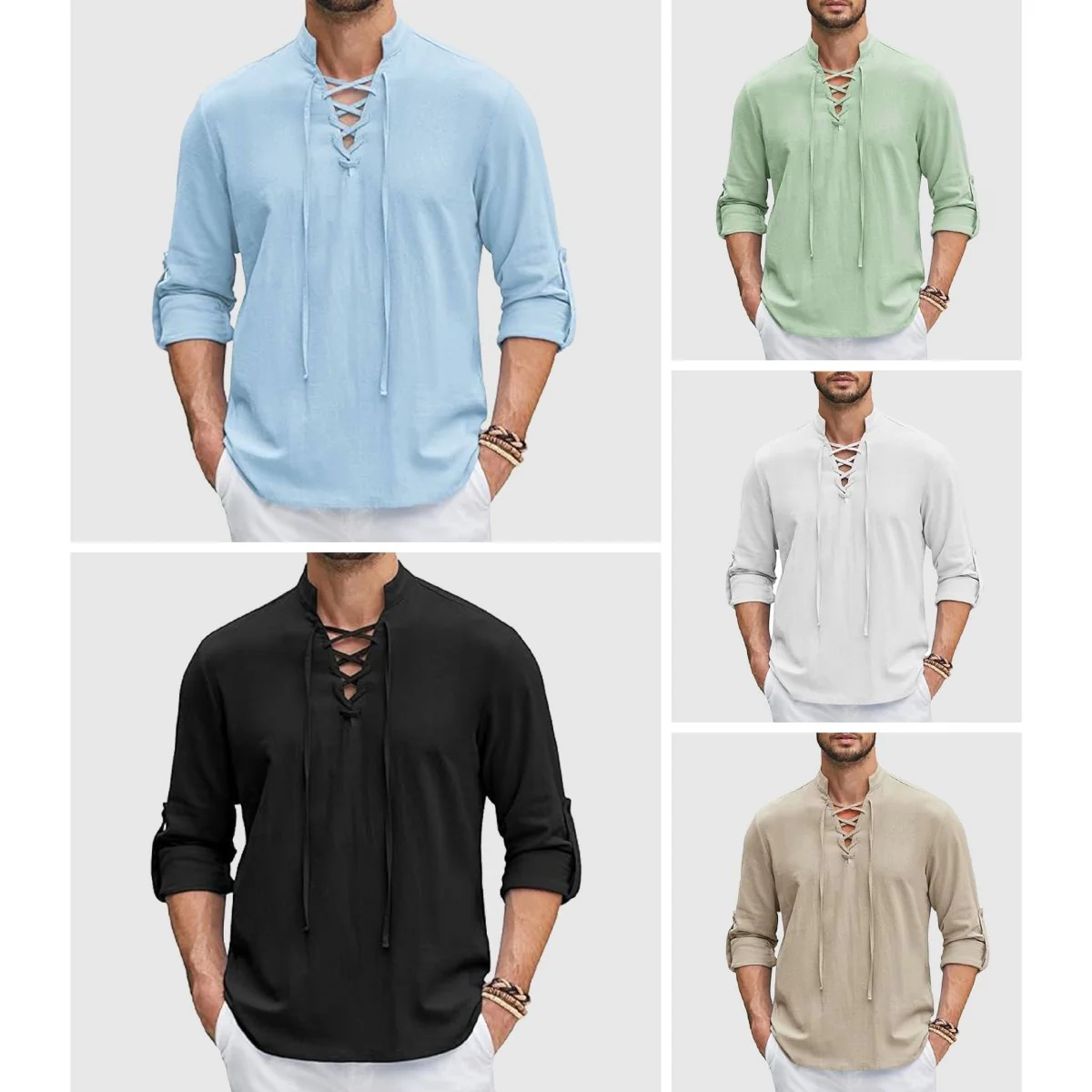 Alcino® | Alexander Heliot Pirate Linen Shirt - Image 6