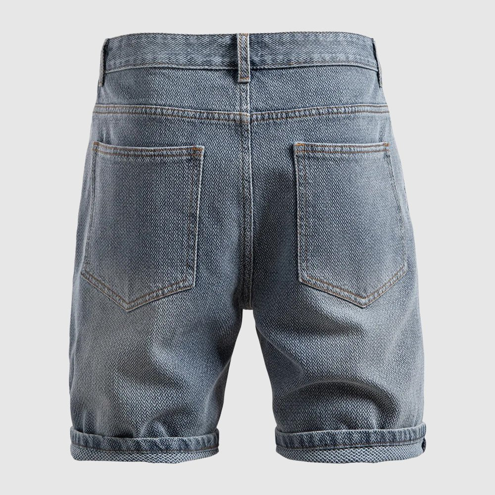 Alcmeon® | Alexander Heliot Retro Denim Shorts - Image 4