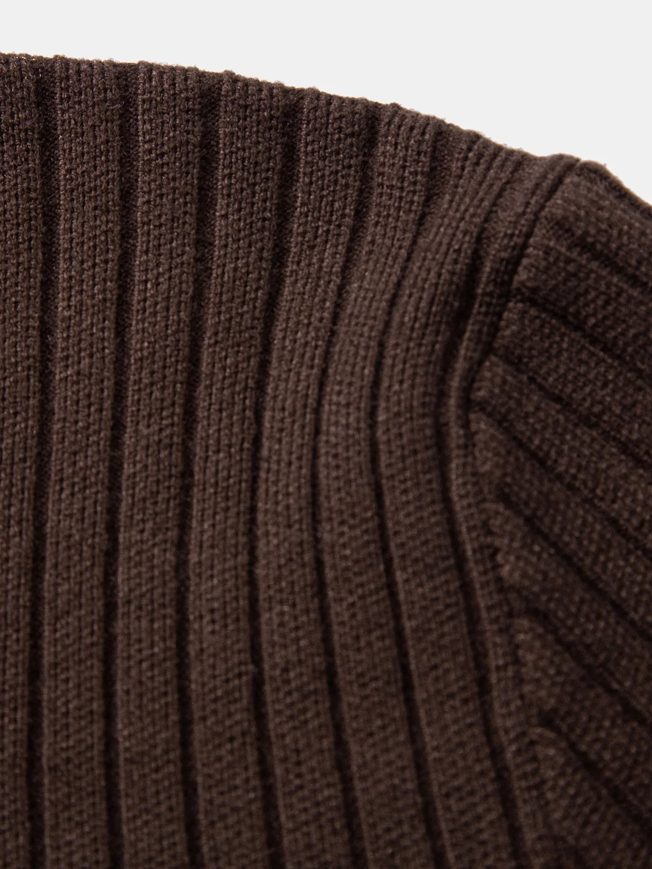 Aldemir® | Stripe Zip Knit Ribbed Polo Shirt - Image 3