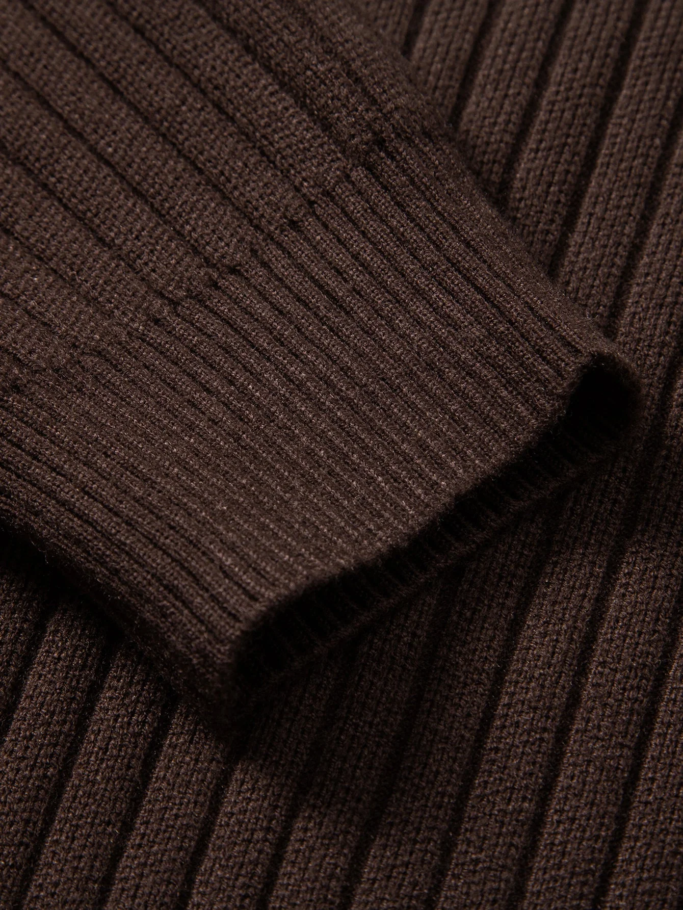 Aldemir® | Stripe Zip Knit Ribbed Polo Shirt - Image 5