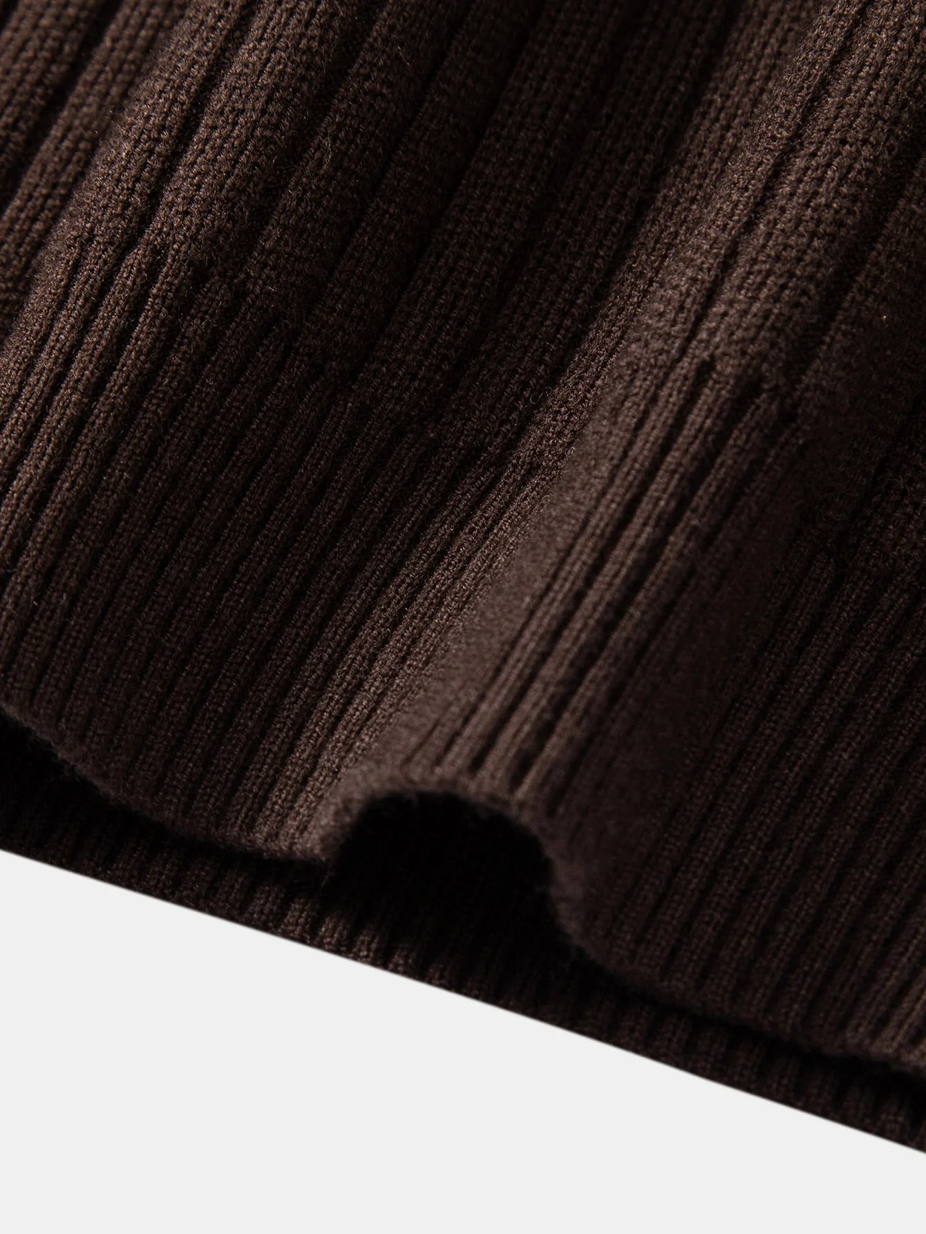 Aldemir® | Stripe Zip Knit Ribbed Polo Shirt - Image 6
