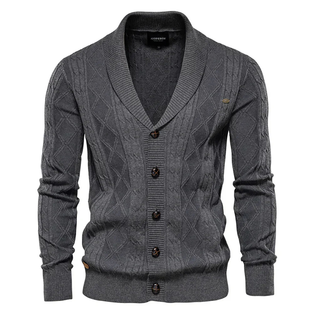 Aldo | Men's Cardigan with Buttons - Image 3