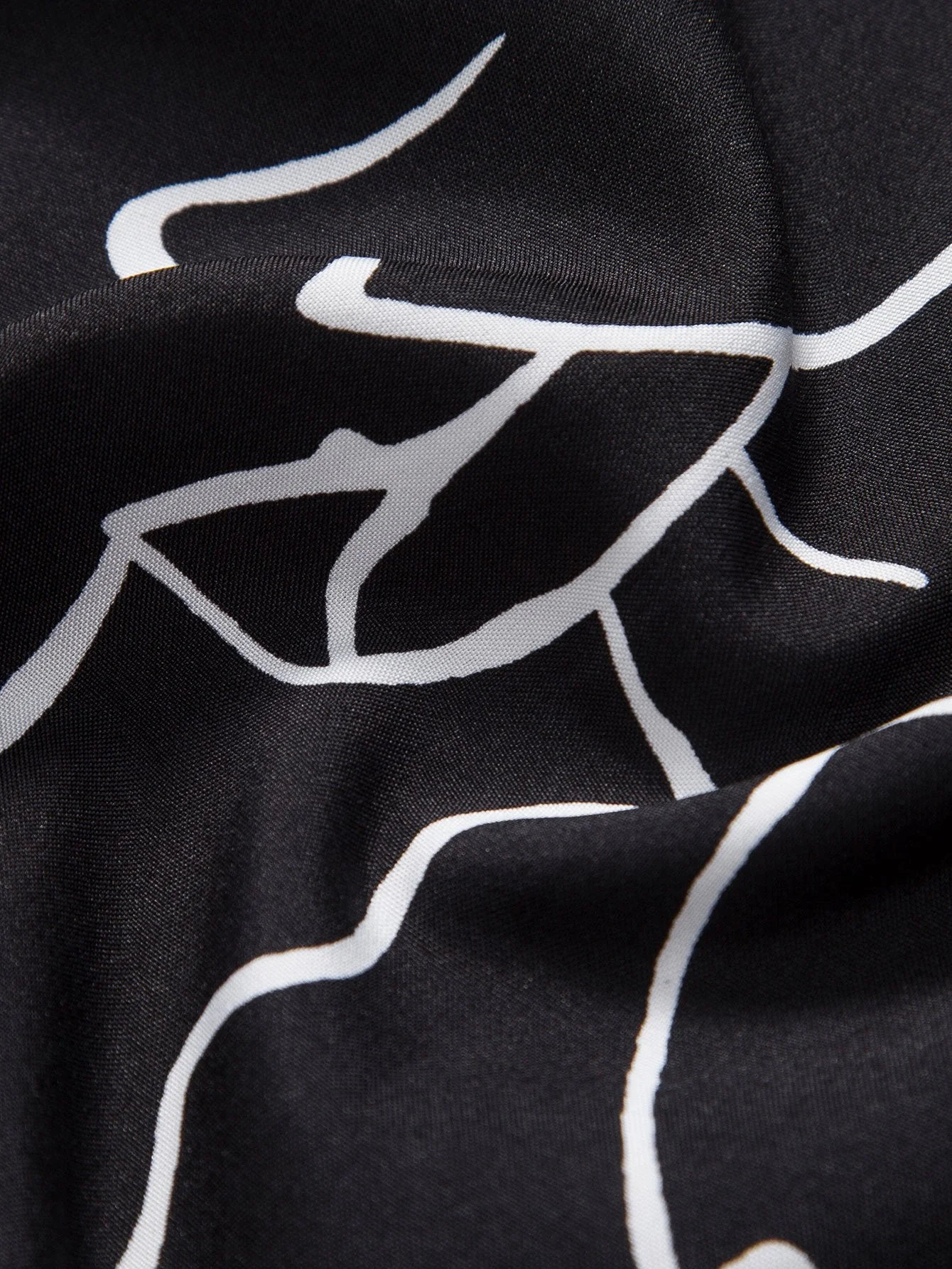 Alejandro® | Abstract Line Print Buttton Up Shirt - Image 5