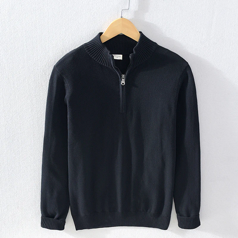 Alejandro® | Cotton Half-Zip Sweater