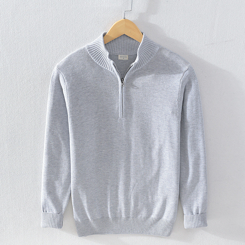 Alejandro® | Cotton Half-Zip Sweater - Image 2