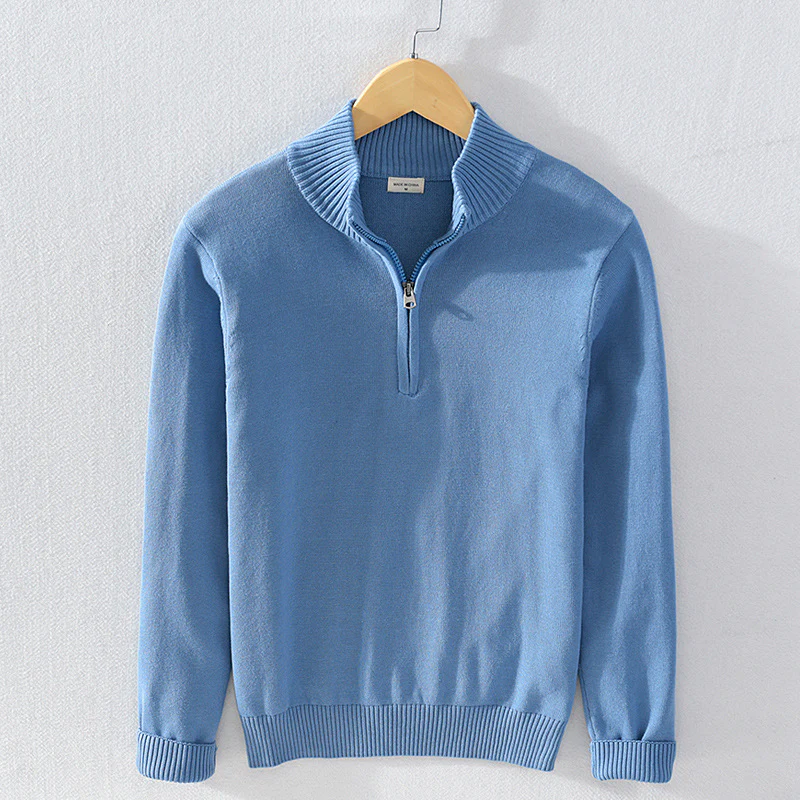 Alejandro® | Cotton Half-Zip Sweater - Image 4
