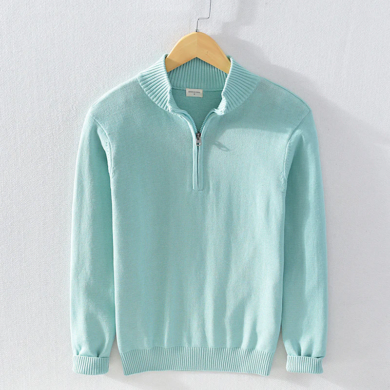 Alejandro® | Cotton Half-Zip Sweater - Image 5