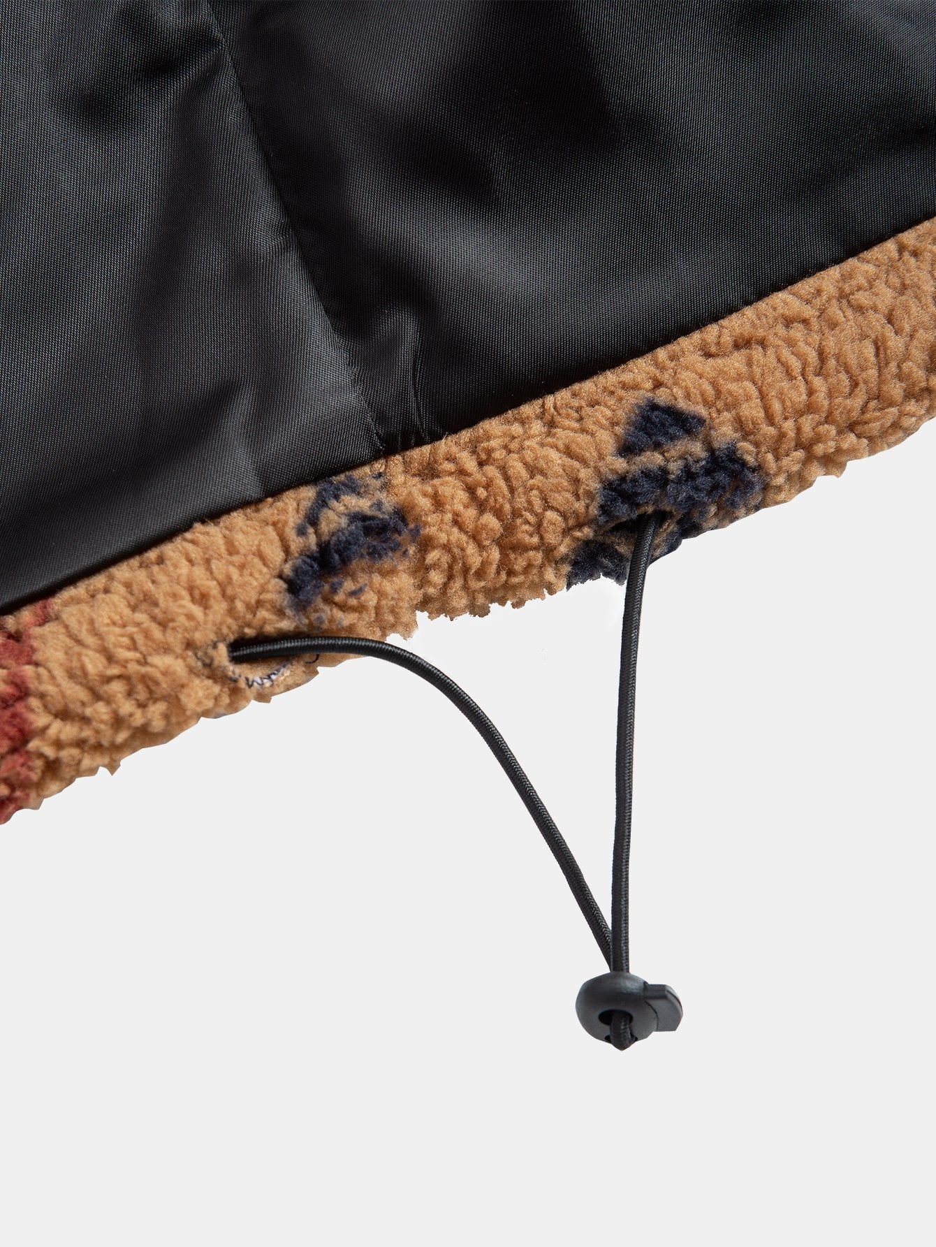 Alejandro | Aztec Print Patchwork Teddy Fleece Coat - Image 15