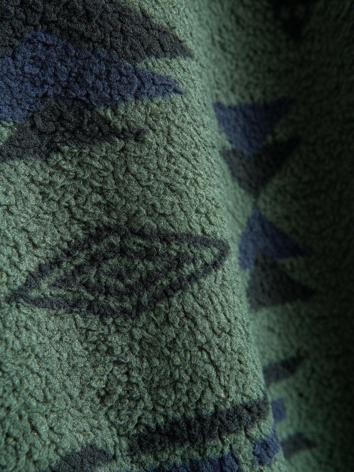 Alejandro | Aztec Print Patchwork Teddy Fleece Coat - Image 9
