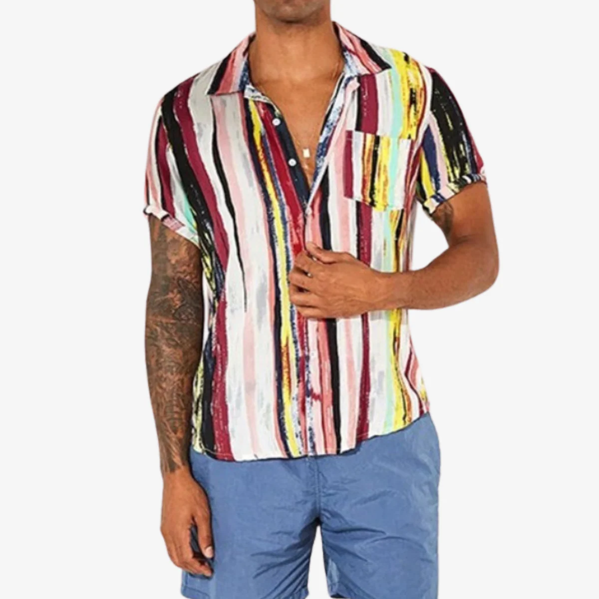 Alexander® | Abstract Artisan Print Shirt - Image 7