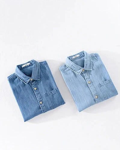 Alexander | Short Sleeved Denim Shirt - Image 11