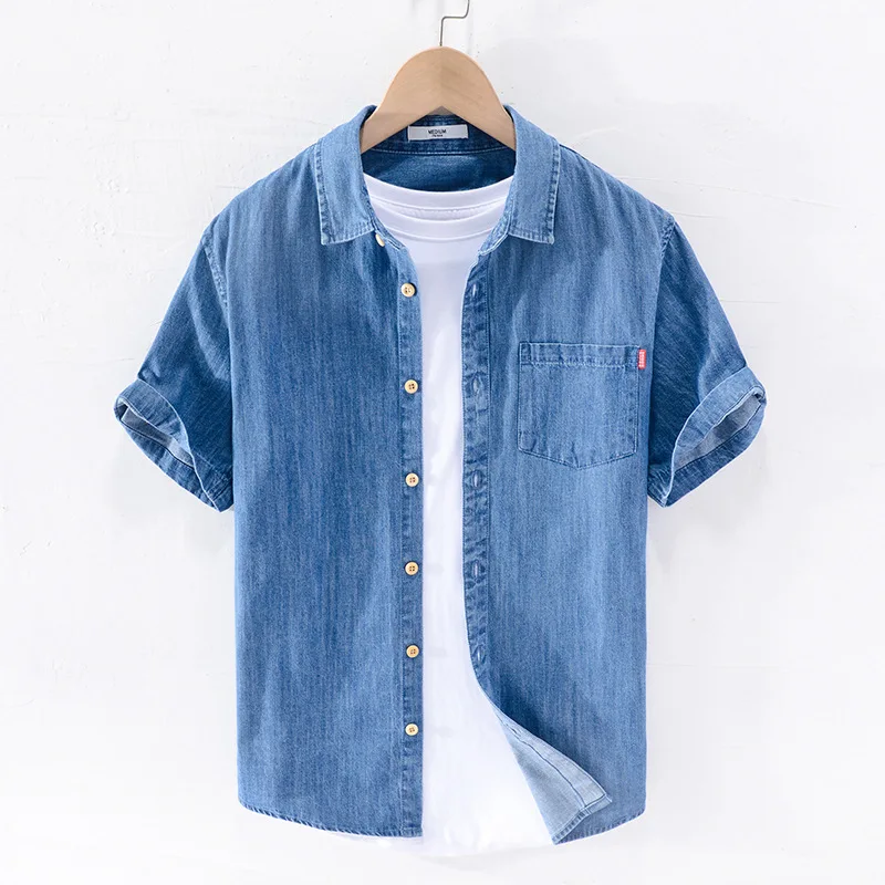 Alexander | Short Sleeved Denim Shirt - Image 2