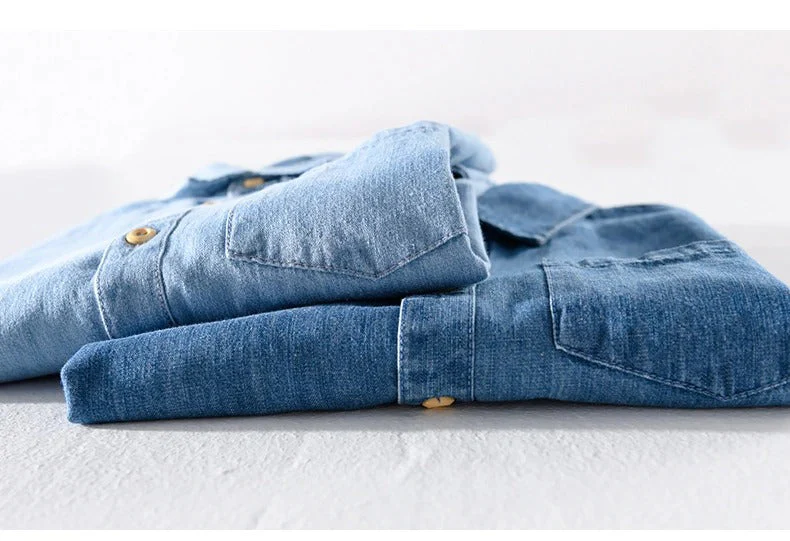 Alexander | Short Sleeved Denim Shirt - Image 9