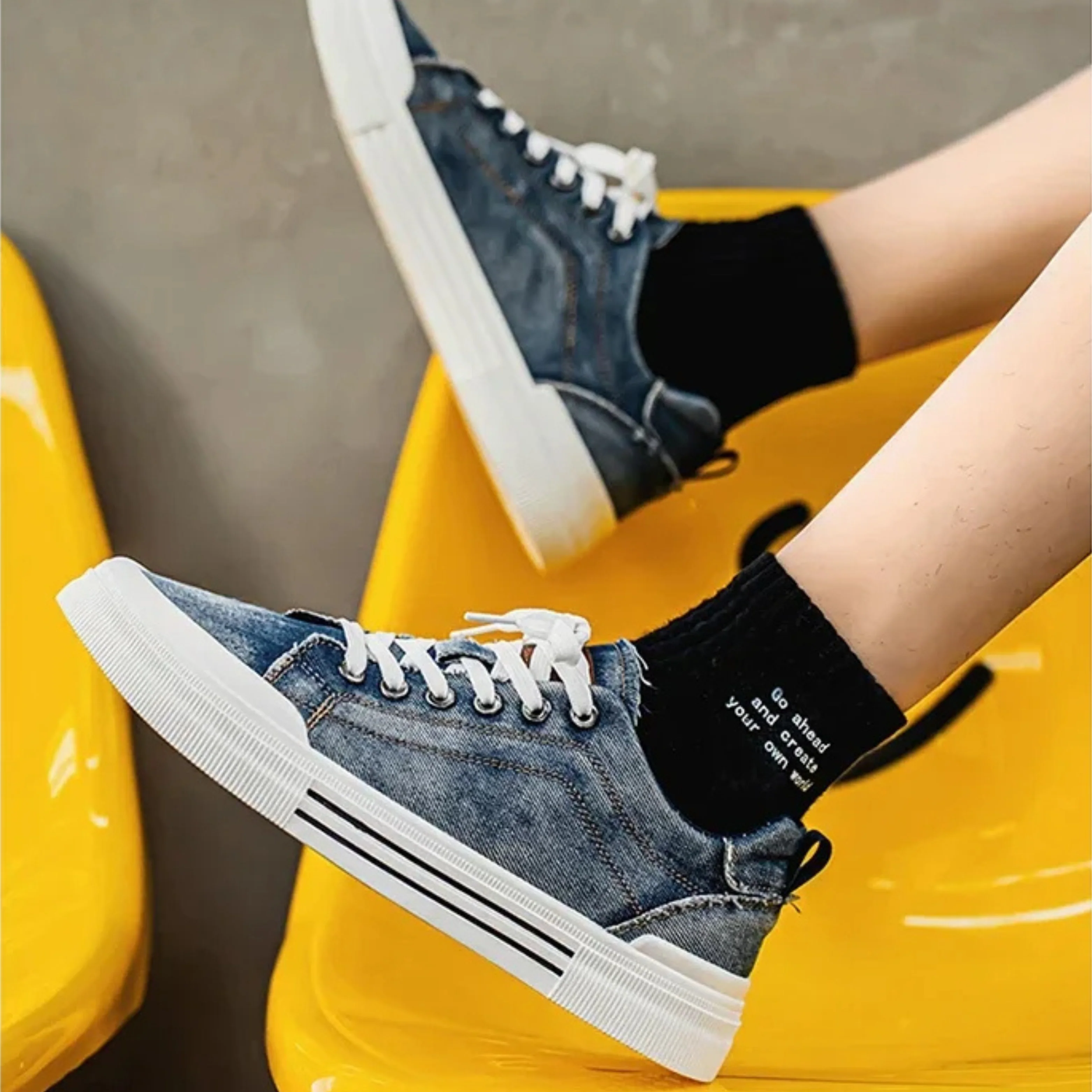 Alexei | Bellagio Denim Sneakers - Image 20