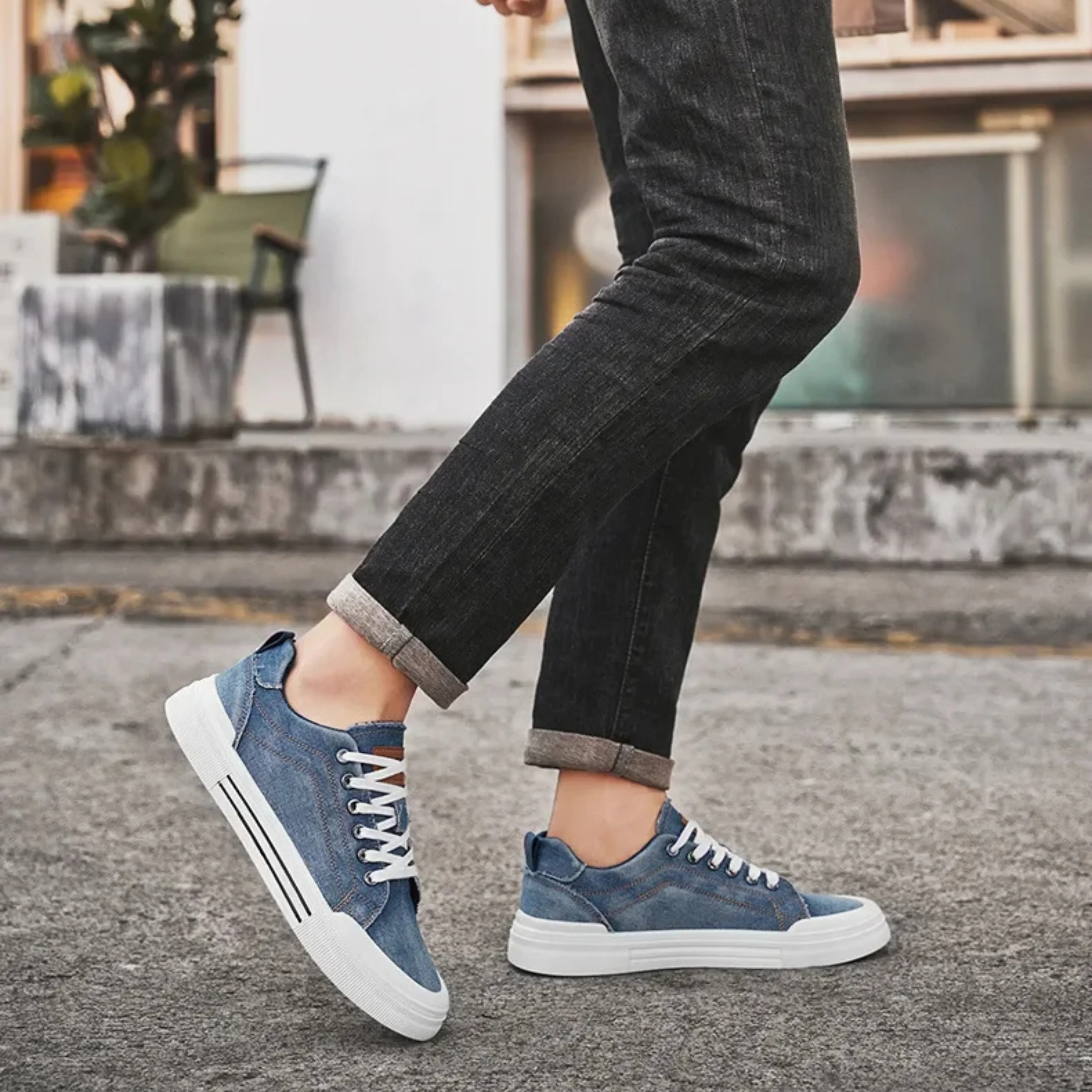 Alexei | Bellagio Denim Sneakers - Image 21