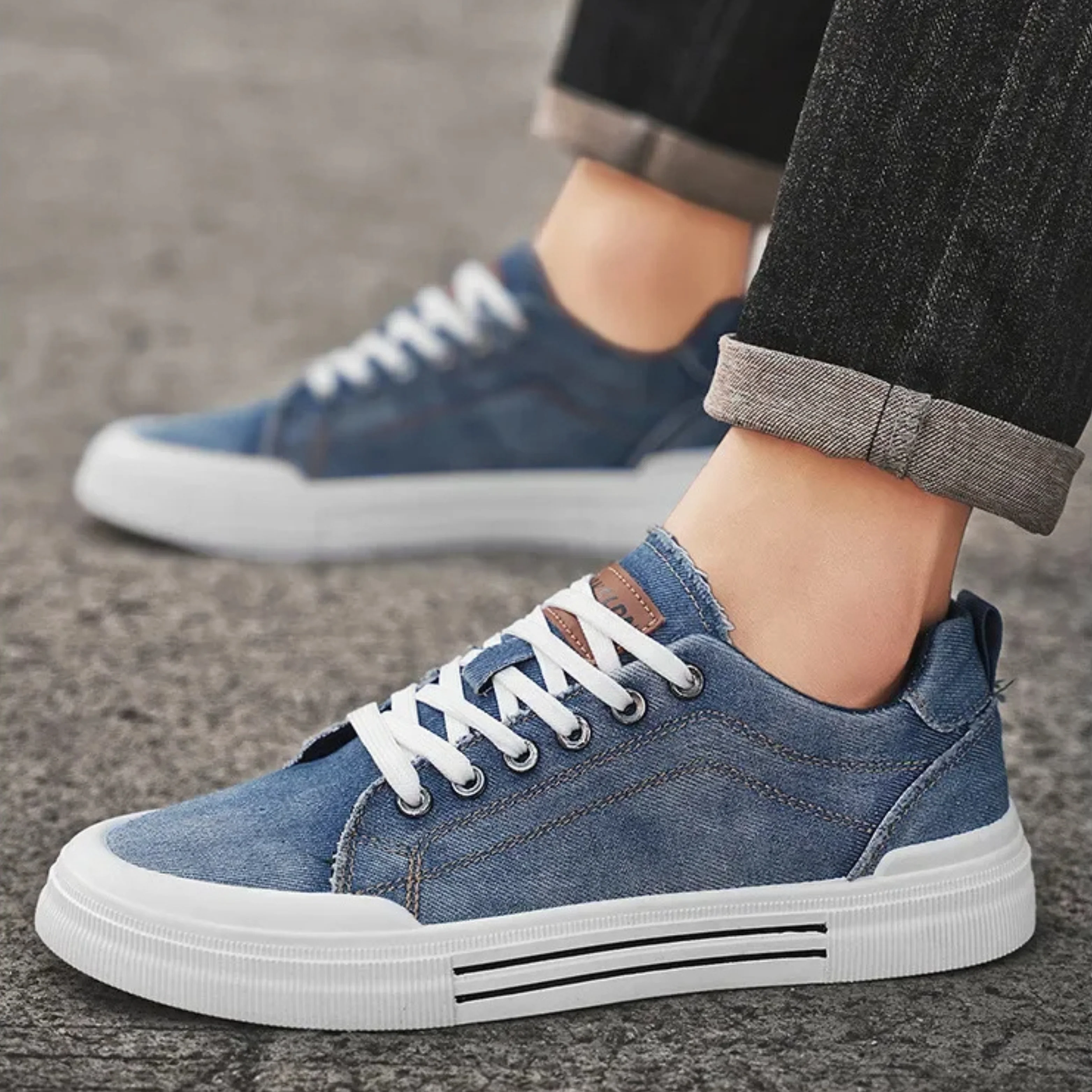 Alexei | Bellagio Denim Sneakers - Image 9
