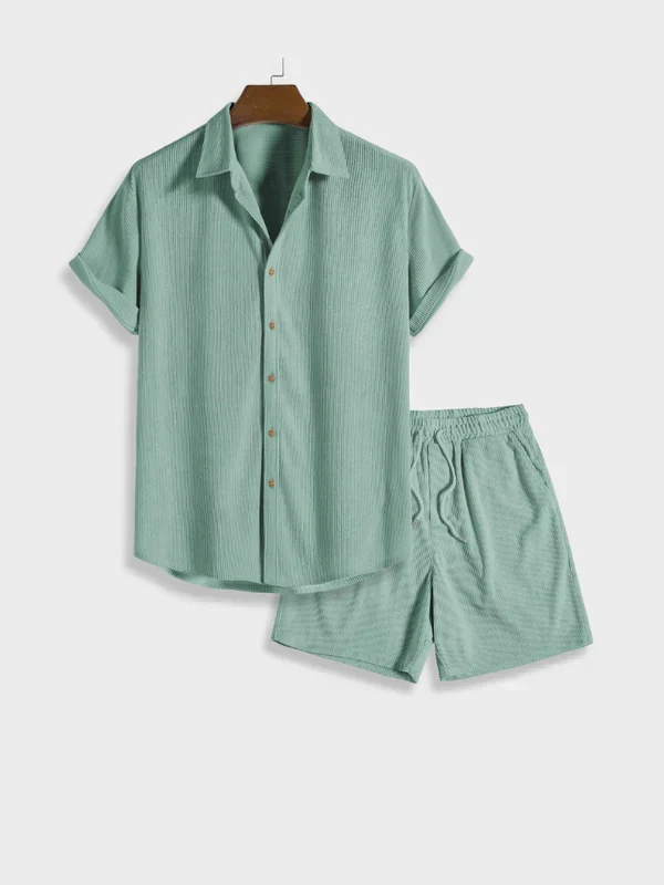 Alfie® | Corduroy Summer Set With Buttons - Image 3