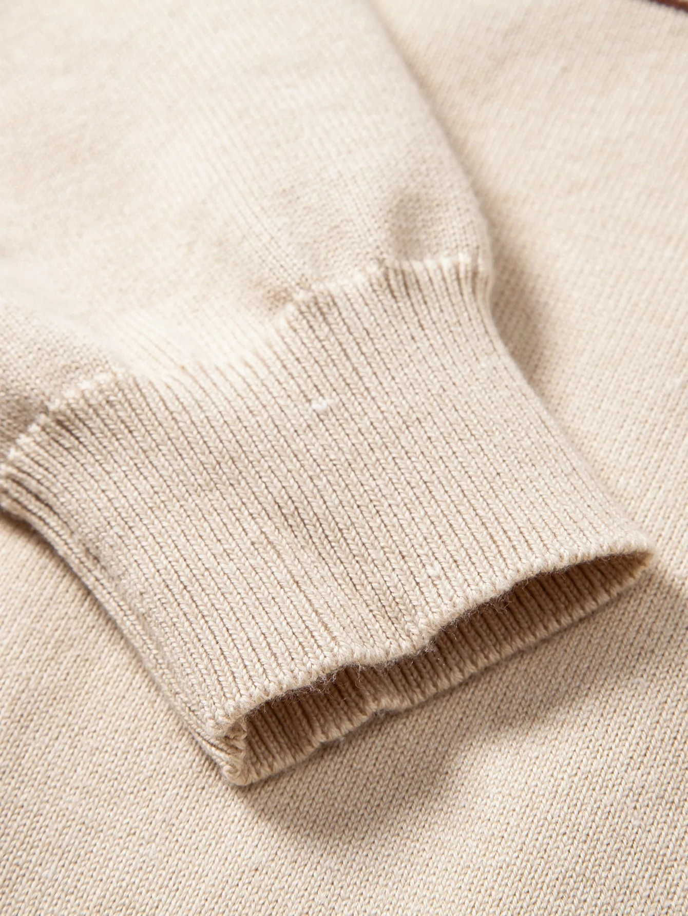 Alfonso® | Long Sleeve Stripe Knit Polo Shirt - Image 11