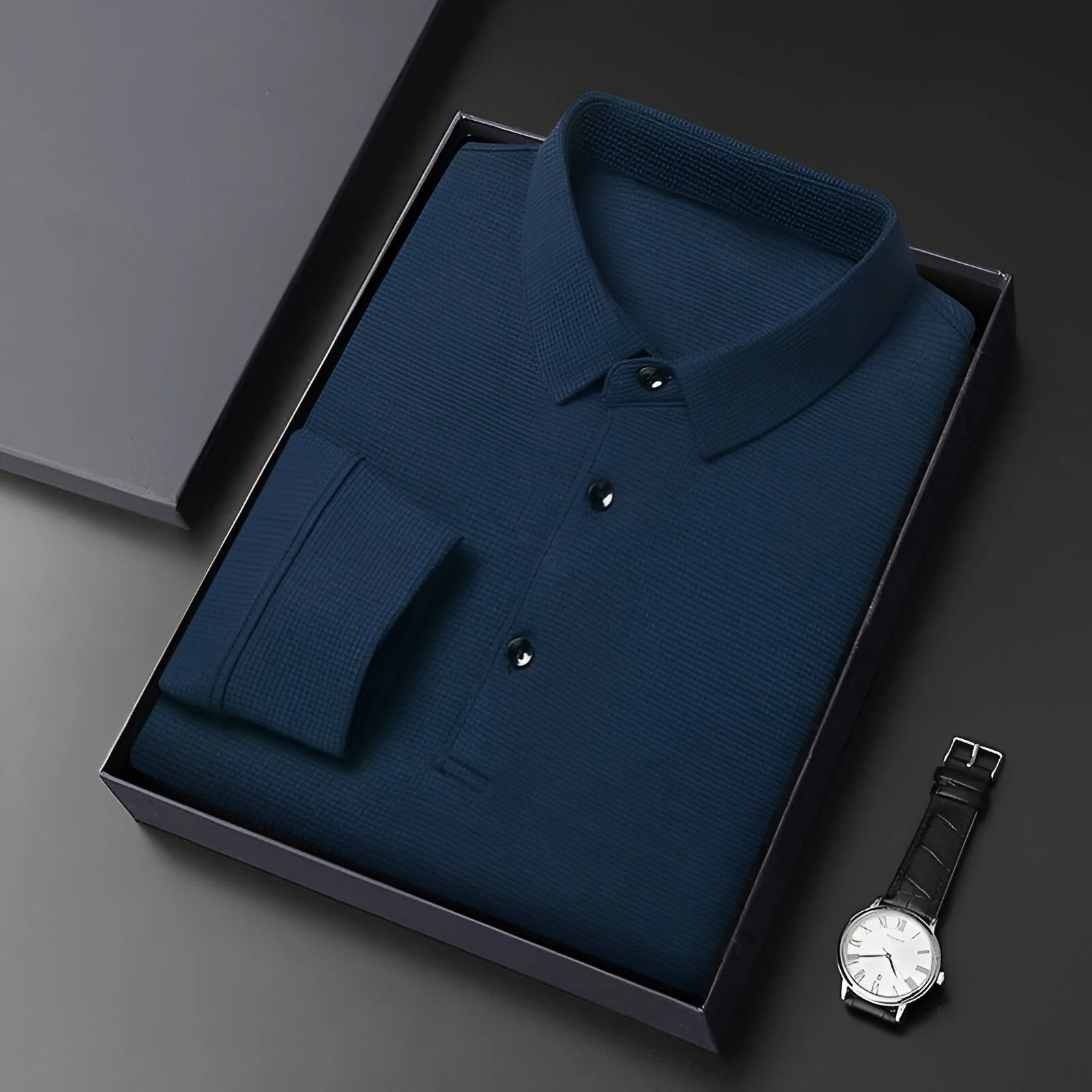 Alfonso® | Luxury Polo With Long Sleeves - Image 3
