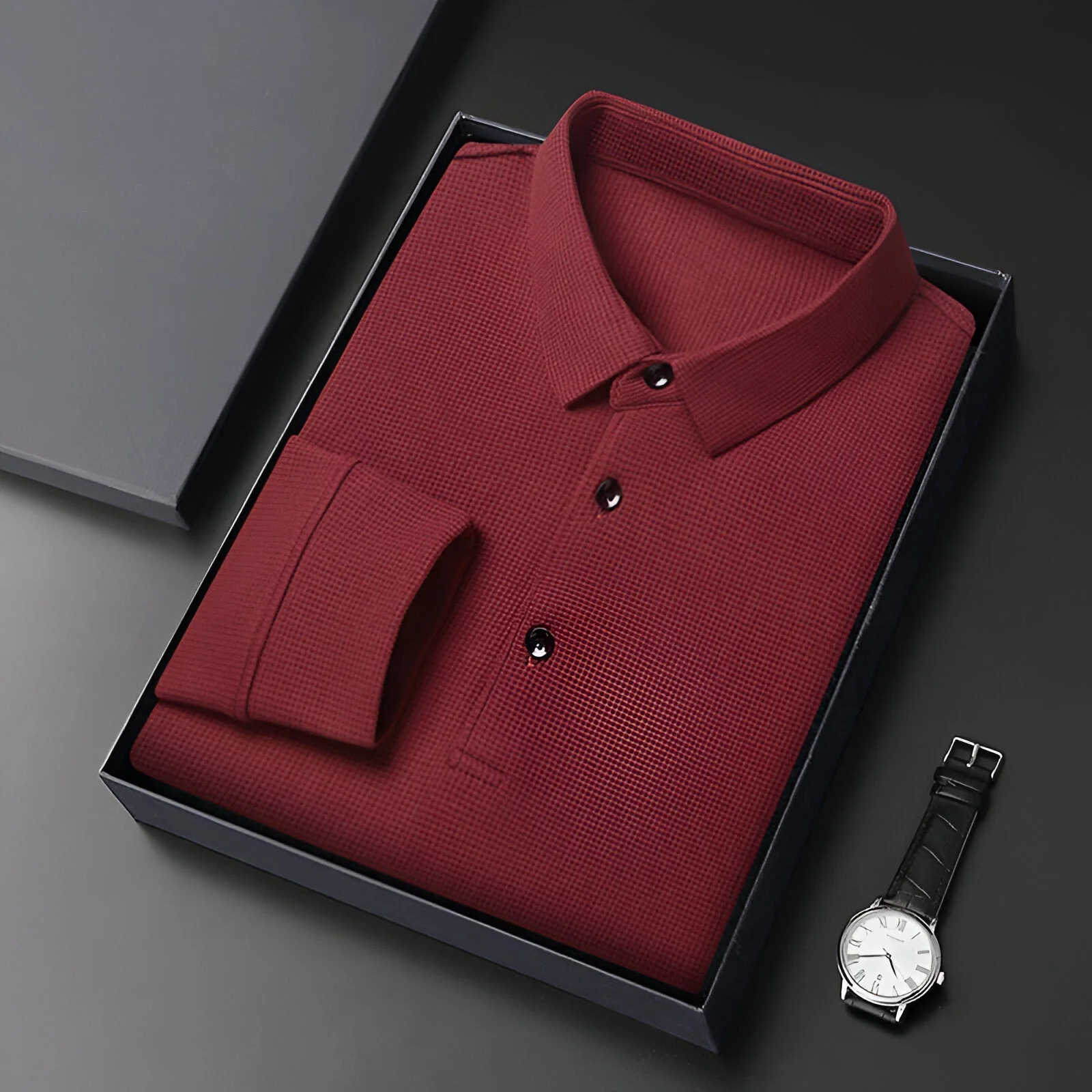 Alfonso® | Luxury Polo With Long Sleeves - Image 4