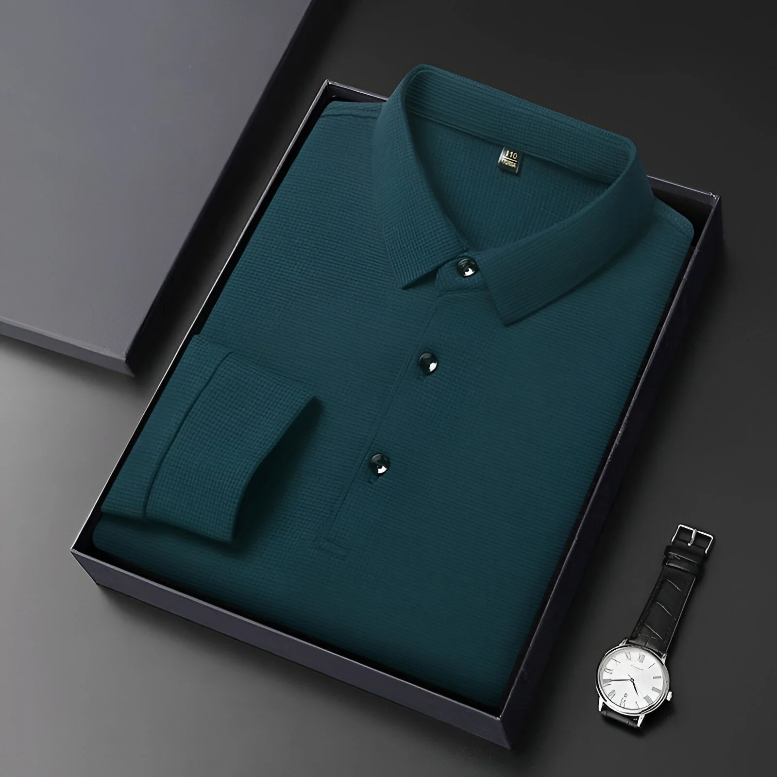Alfonso® | Luxury Polo With Long Sleeves - Image 5