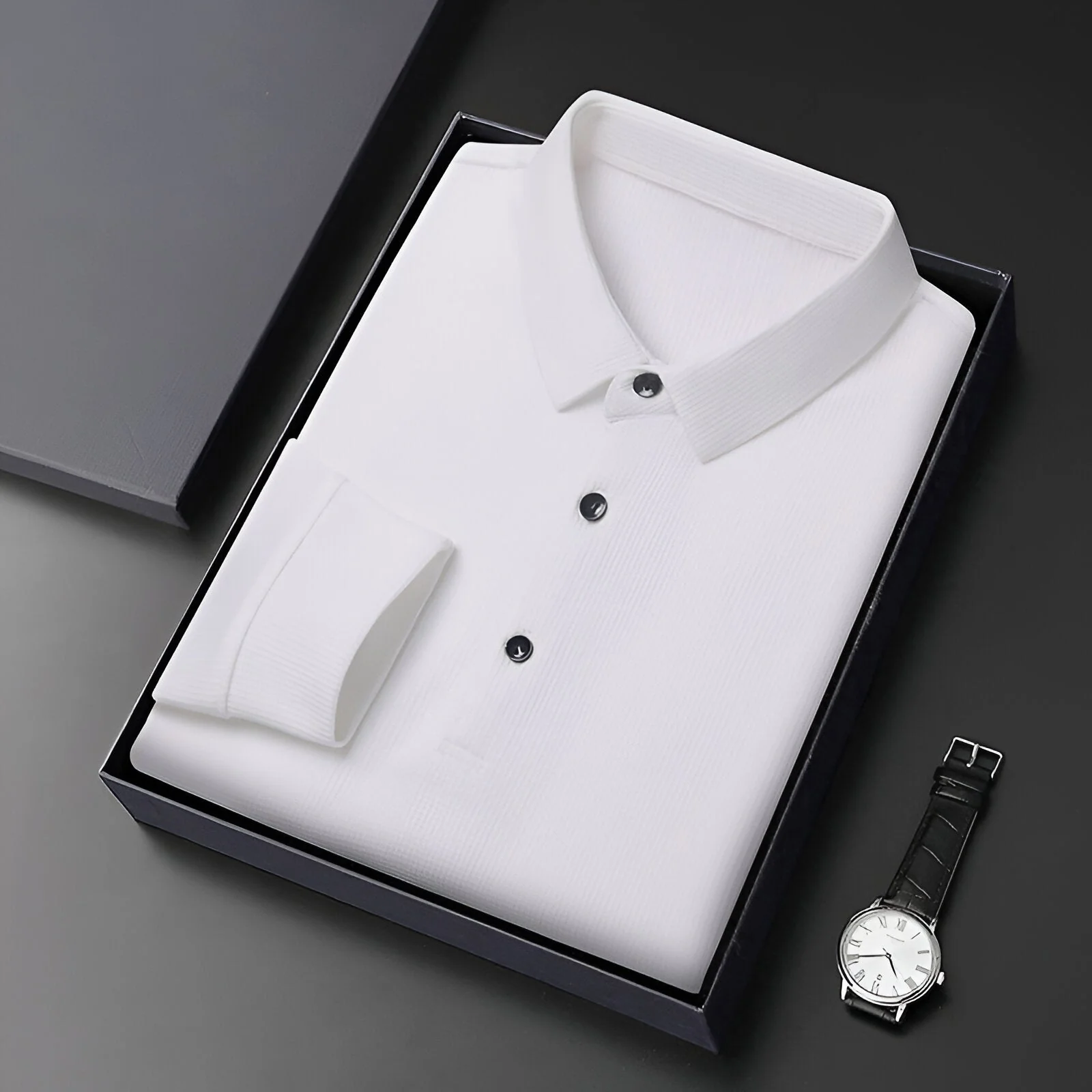 Alfonso® | Luxury Polo With Long Sleeves - Image 7