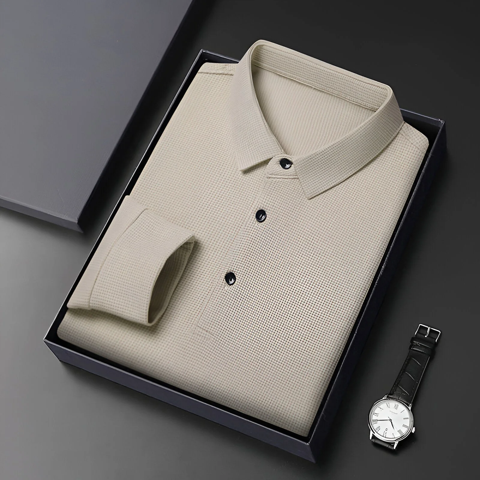 Alfonso® | Luxury Polo With Long Sleeves - Image 8