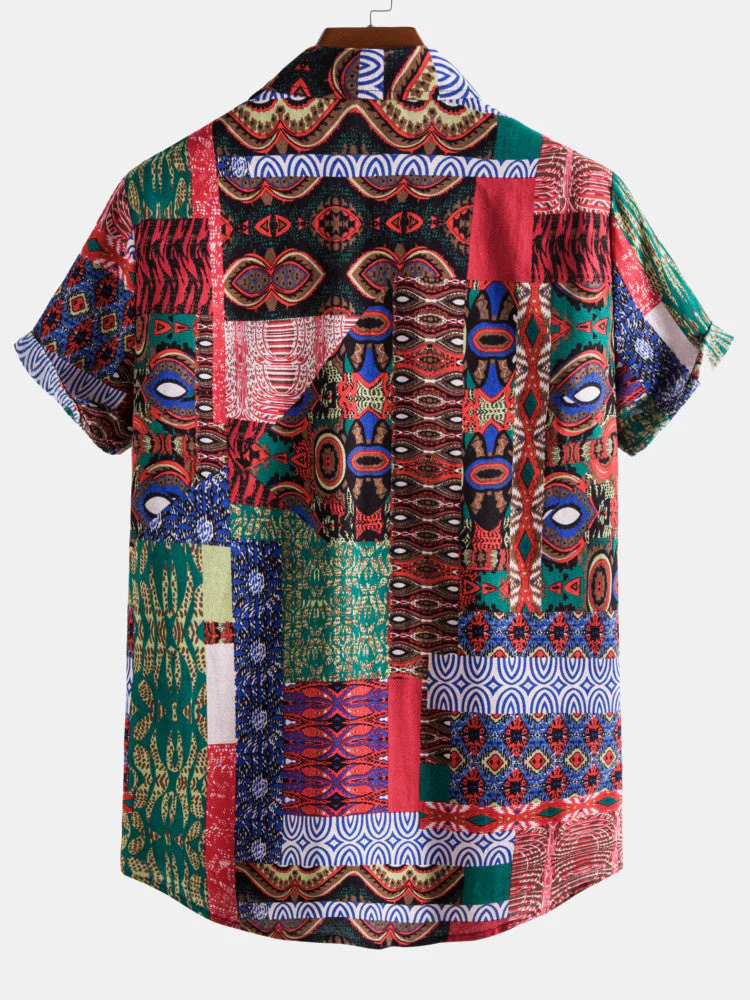 Alfonzo® | Ethnic Pattern Cotton Shirts - Image 4