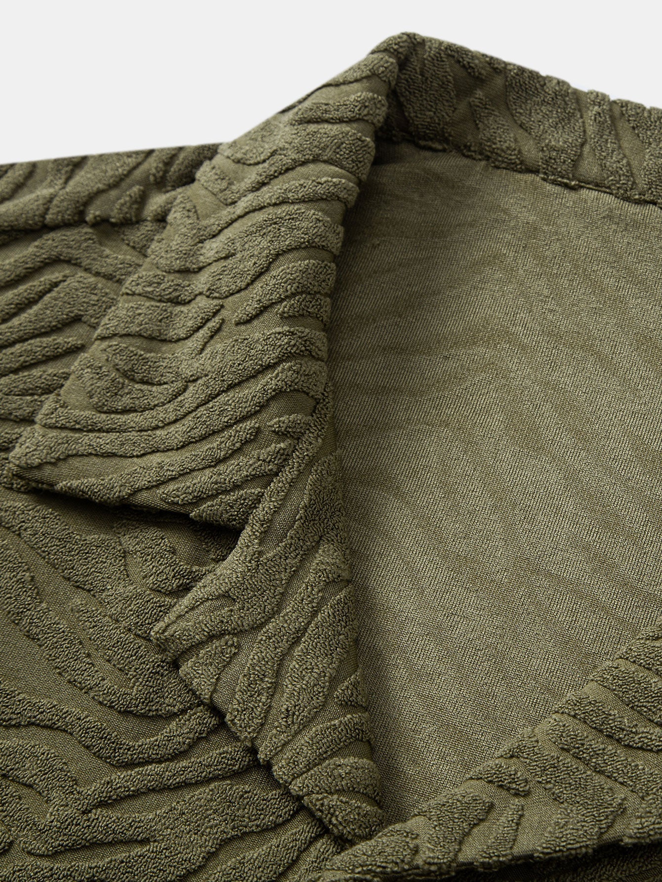 Alfread® | Animal Texture Terry Cuban Shirt & Straight Leg Linen Pants - Image 10