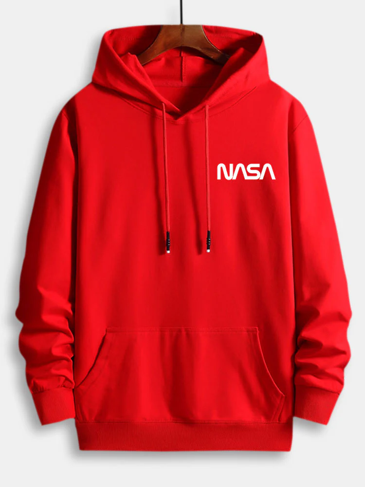 Alfred | NASA Print Cotton Hoodie - Image 10