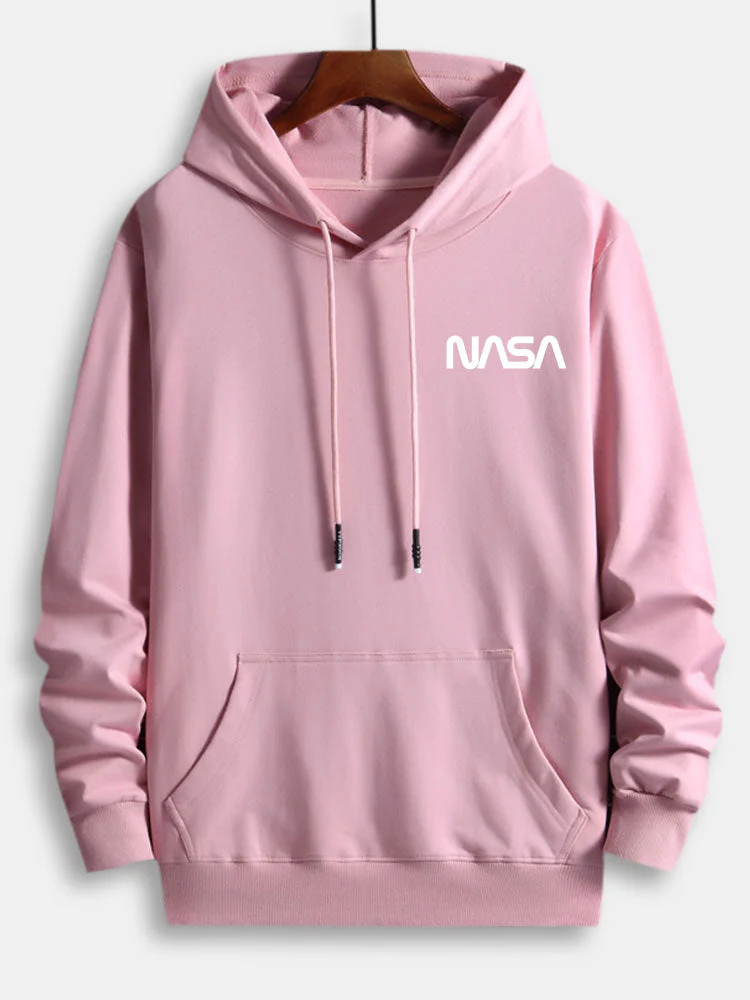 Alfred | NASA Print Cotton Hoodie - Image 11