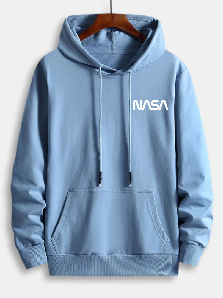 Alfred | NASA Print Cotton Hoodie - Image 12