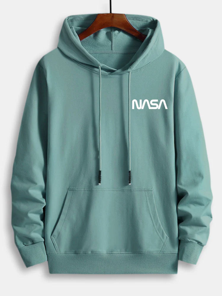 Alfred | NASA Print Cotton Hoodie - Image 7