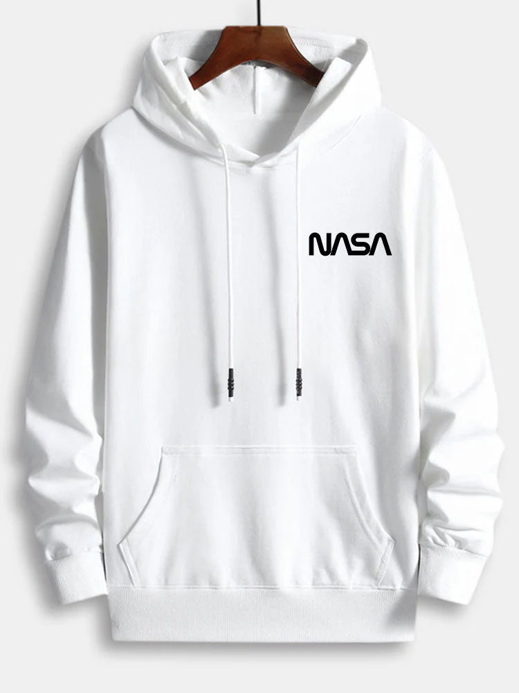 Alfred | NASA Print Cotton Hoodie - Image 8