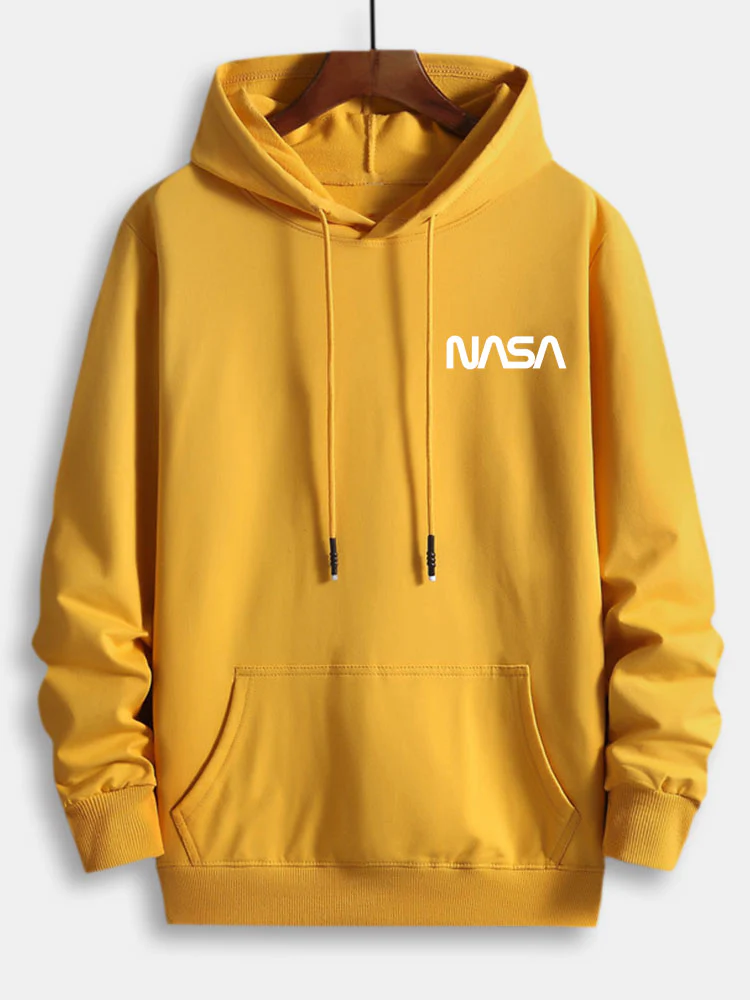Alfred | NASA Print Cotton Hoodie - Image 9