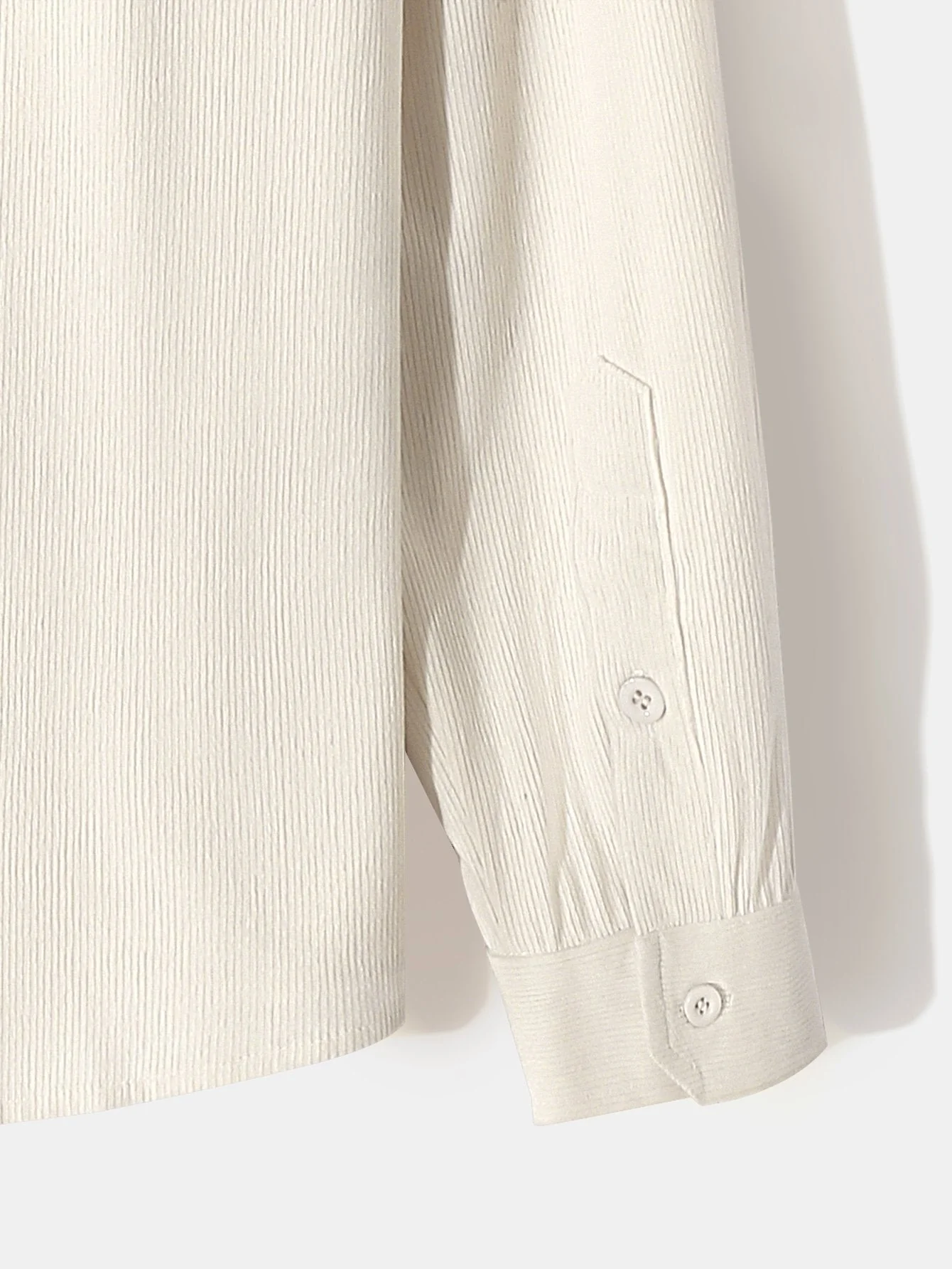 Alger® | Long Sleeve Stand Collar Corduroy Shirt - Image 6