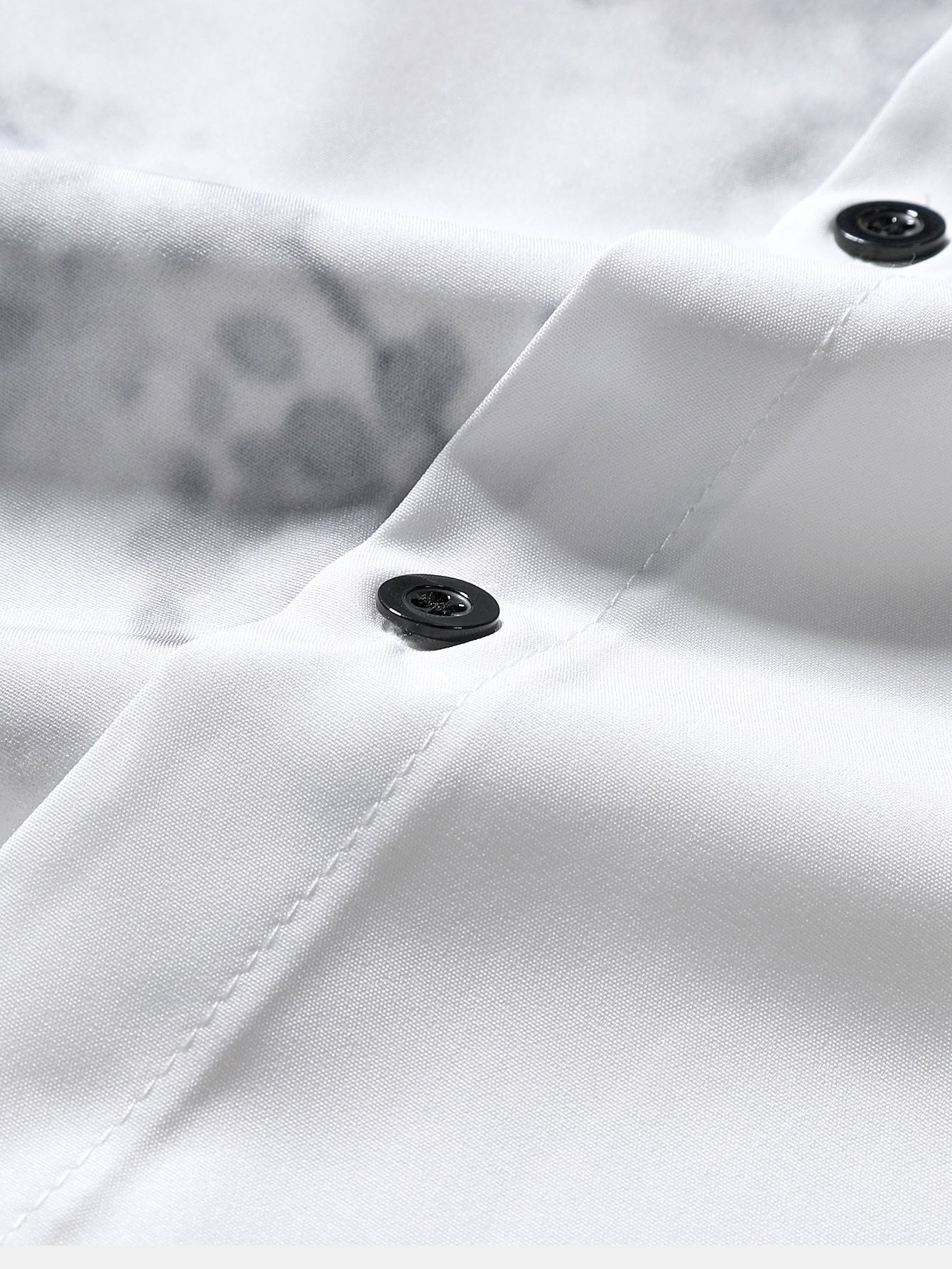 Algie® | Traditional Oriental Ink Painting Print Stand Collar Shirt - Image 6