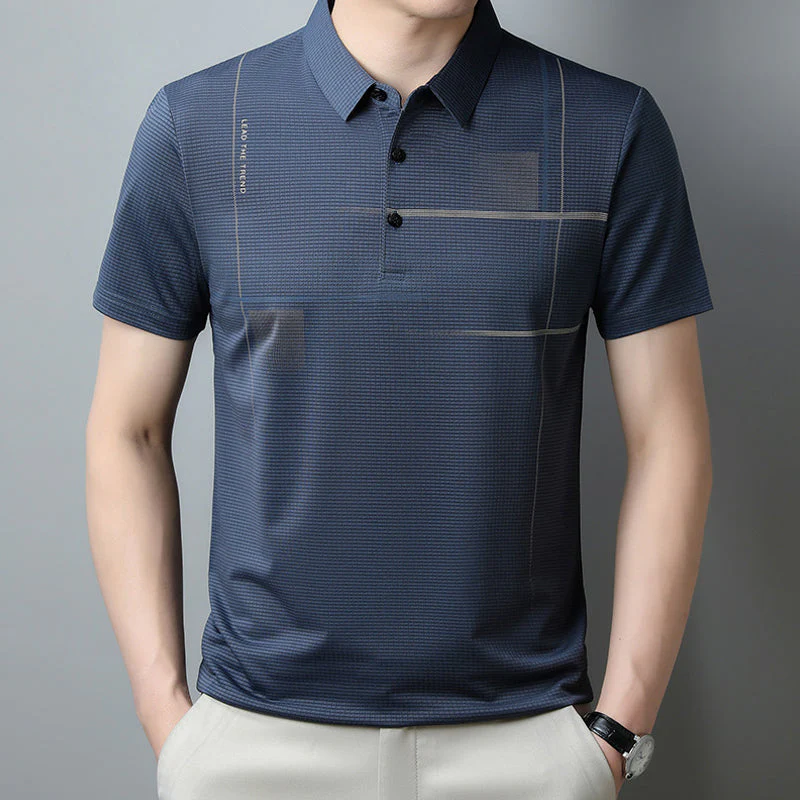 Alistair® | Loose, Cool And Breathable T-Shirt With Revere Collar For Men - Image 11